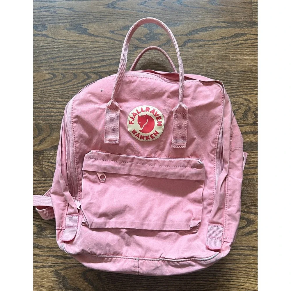 Fjallraven Kanken Backpack OS Pink Women Classic Outdoor School Gorpcore Bag